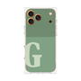 プレミアムスクエアケース［ オリジナル - initial two tone - G green ］
