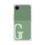 プレミアムスクエアケース［ オリジナル - initial two tone - G green ］