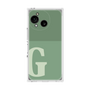 プレミアムスクエアケース［ オリジナル - initial two tone - G green ］