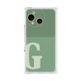 プレミアムスクエアケース［ オリジナル - initial two tone - G green ］