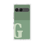 プレミアムスクエアケース［ オリジナル - initial two tone - G green ］