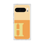 プレミアムスクエアケース［ オリジナル - initial two tone - H orange ］