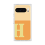 プレミアムスクエアケース［ オリジナル - initial two tone - H orange ］