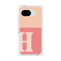 プレミアムスクエアケース［ オリジナル - initial two tone - H pink ］