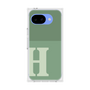 プレミアムスクエアケース［ オリジナル - initial two tone - H green ］