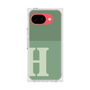 プレミアムスクエアケース［ オリジナル - initial two tone - H green ］