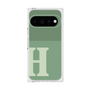 プレミアムスクエアケース［ オリジナル - initial two tone - H green ］