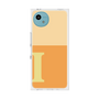 プレミアムスクエアケース［ オリジナル - initial two tone - I orange ］