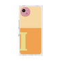 プレミアムスクエアケース［ オリジナル - initial two tone - I orange ］