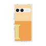 プレミアムスクエアケース［ オリジナル - initial two tone - I orange ］