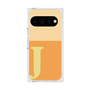 プレミアムスクエアケース［ オリジナル - initial two tone - J orange ］