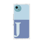 プレミアムスクエアケース［ オリジナル - initial two tone - J blue ］