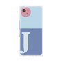 プレミアムスクエアケース［ オリジナル - initial two tone - J blue ］