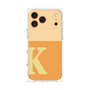プレミアムスクエアケース［ オリジナル - initial two tone - K orange ］