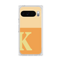 プレミアムスクエアケース［ オリジナル - initial two tone - K orange ］