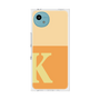 プレミアムスクエアケース［ オリジナル - initial two tone - K orange ］