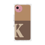 プレミアムスクエアケース［ オリジナル - initial two tone - K brown ］