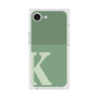 プレミアムスクエアケース［ オリジナル - initial two tone - K green ］