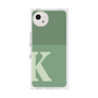 プレミアムスクエアケース［ オリジナル - initial two tone - K green ］