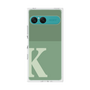 プレミアムスクエアケース［ オリジナル - initial two tone - K green ］