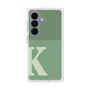 プレミアムスクエアケース［ オリジナル - initial two tone - K green ］