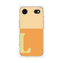 プレミアムスクエアケース［ オリジナル - initial two tone - L orange ］