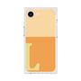 プレミアムスクエアケース［ オリジナル - initial two tone - L orange ］