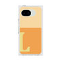 プレミアムスクエアケース［ オリジナル - initial two tone - L orange ］