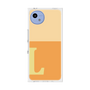 プレミアムスクエアケース［ オリジナル - initial two tone - L orange ］