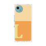 プレミアムスクエアケース［ オリジナル - initial two tone - L orange ］