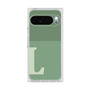 プレミアムスクエアケース［ オリジナル - initial two tone - L green ］