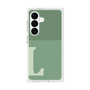プレミアムスクエアケース［ オリジナル - initial two tone - L green ］