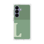 プレミアムスクエアケース［ オリジナル - initial two tone - L green ］