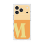 プレミアムスクエアケース［ オリジナル - initial two tone - M orange ］