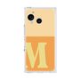 プレミアムスクエアケース［ オリジナル - initial two tone - M orange ］