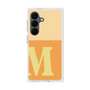 プレミアムスクエアケース［ オリジナル - initial two tone - M orange ］