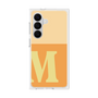プレミアムスクエアケース［ オリジナル - initial two tone - M orange ］