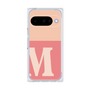 プレミアムスクエアケース［ オリジナル - initial two tone - M pink ］