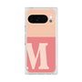プレミアムスクエアケース［ オリジナル - initial two tone - M pink ］