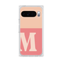 プレミアムスクエアケース［ オリジナル - initial two tone - M pink ］