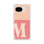 プレミアムスクエアケース［ オリジナル - initial two tone - M pink ］