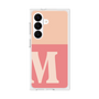プレミアムスクエアケース［ オリジナル - initial two tone - M pink ］