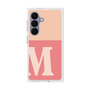プレミアムスクエアケース［ オリジナル - initial two tone - M pink ］