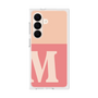 プレミアムスクエアケース［ オリジナル - initial two tone - M pink ］