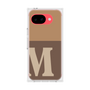 プレミアムスクエアケース［ オリジナル - initial two tone - M brown ］