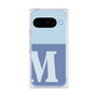 プレミアムスクエアケース［ オリジナル - initial two tone - M blue ］