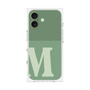 プレミアムスクエアケース［ オリジナル - initial two tone - M green ］