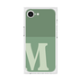 プレミアムスクエアケース［ オリジナル - initial two tone - M green ］