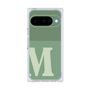 プレミアムスクエアケース［ オリジナル - initial two tone - M green ］