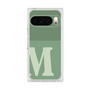 プレミアムスクエアケース［ オリジナル - initial two tone - M green ］